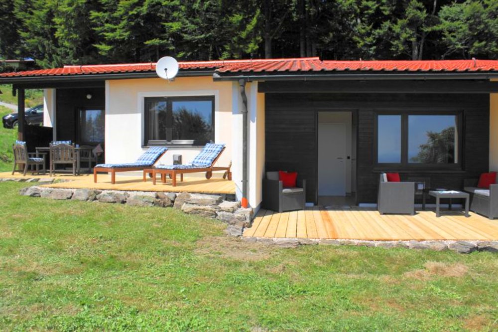 Hütte im Skigebiet Bayerischer Wald Ferienhaus am Skilift