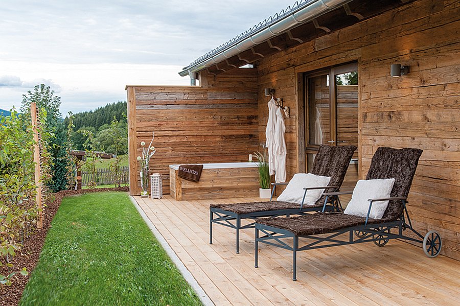 Bayerischer Wald Wellness Chalet mit Kamin & Sauna in Bayern Ferienhütte