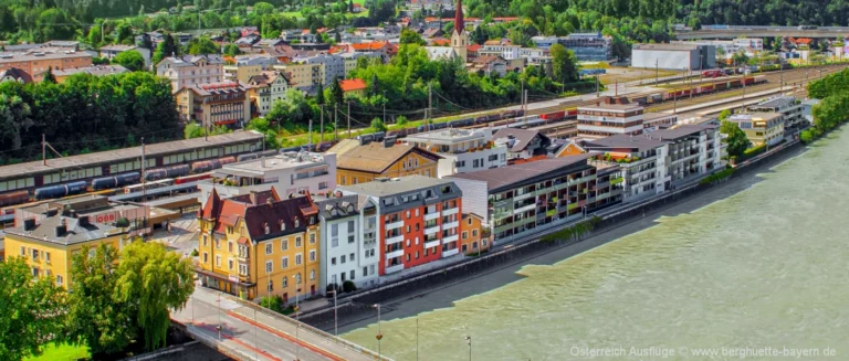 Ausflugsziele Kufstein Sehenswürdigkeiten Stadt Fluss