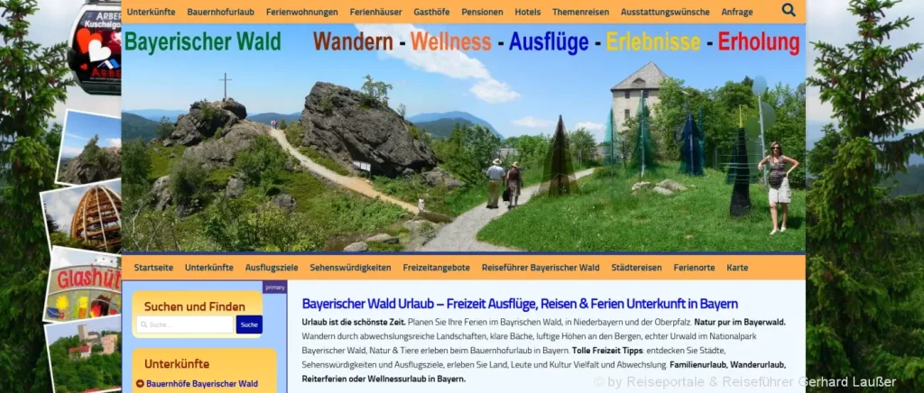Reiseportal Bayerischer Wald Urlaubsportale Deutschland