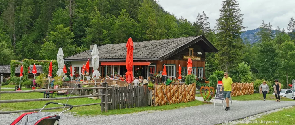 Vorderkaserklamm Jausenstation Vorderkaser Sehenswürdigkeiten St. Martin bei Lofer Ausflugsziele, Freizeit Aktivitäten