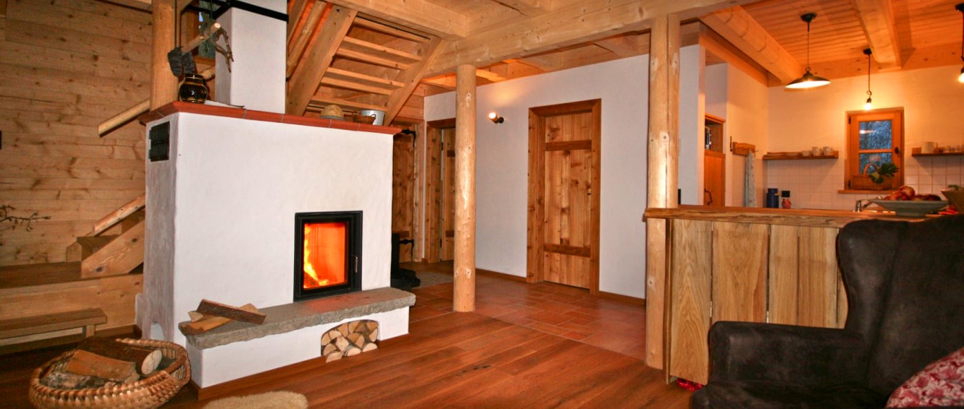 Ferienhaus für 2 Personen in Bayern Chalet mit Sauna und Kamin sunleitn-ferienhaus-2-personen-chalet-kaminofen