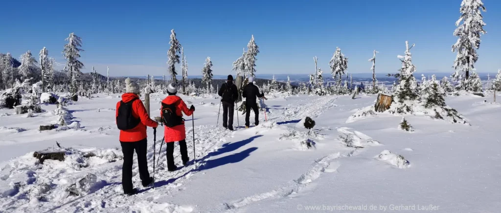 Winterurlaub in der Skipension Bayerischer Wald mit Schneeschuhtouren